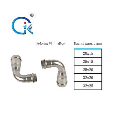 Aperçus gratuits standard de norme ANSI de coude de 90 degrés d'acier inoxydable d'OEM