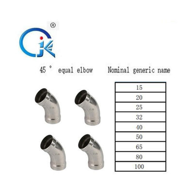 Garnitures de presse de l'acier au carbone DN15-DN100/garnitures coude de tuyauterie avec le joint circulaire de HNBR