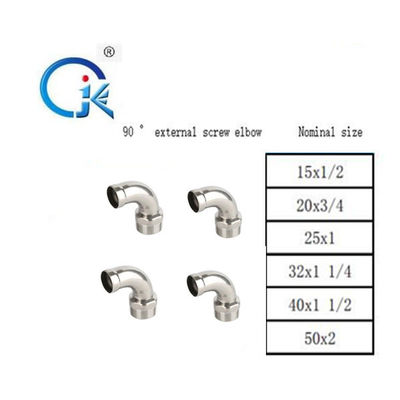 Courbures d'acier inoxydable de 90 degrés forgées pour siffler les garnitures galvanisées soudées DN100