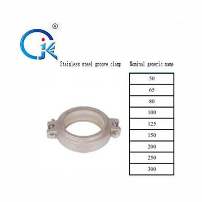 Garnitures cannelées rigides et accouplements d'acier inoxydable 2 ans de garantie