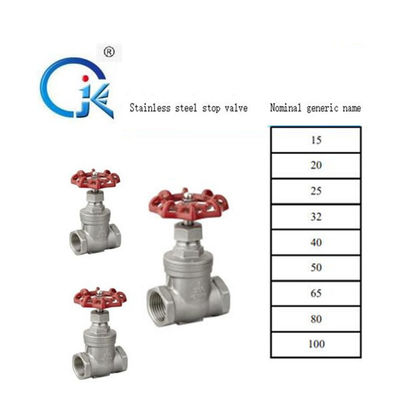 DN8 - DN100 robinet de bille d'acier inoxydable de 2 morceaux 1000PSI 2 ans de garantie