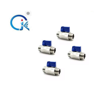 1/4&quot; 1/8&quot; mâle féminin de valve de Mini Sanitary Stainless Steel Angle fileté le manuel d'embout