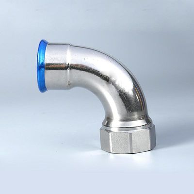 Coude 2Mpa d'ajustement de poussée de compression métrique industriel de fil interne de 90 degrés