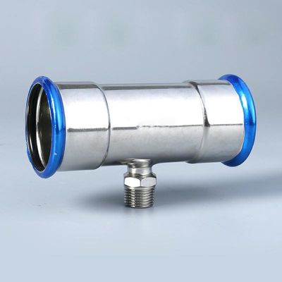 Garnitures DN15 - DN54 de presse d'acier inoxydable de canalisation de l'eau 2 ans de garantie