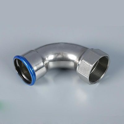 Coude de 90° galvanisé des garnitures 2Mpa de presse d'acier au carbone, fil interne