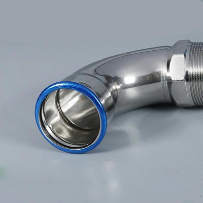 Aperçus gratuits standard de norme ANSI de coude de 90 degrés d'acier inoxydable d'OEM